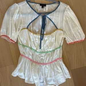 Current Air Anthropologie Blouse Never Worn